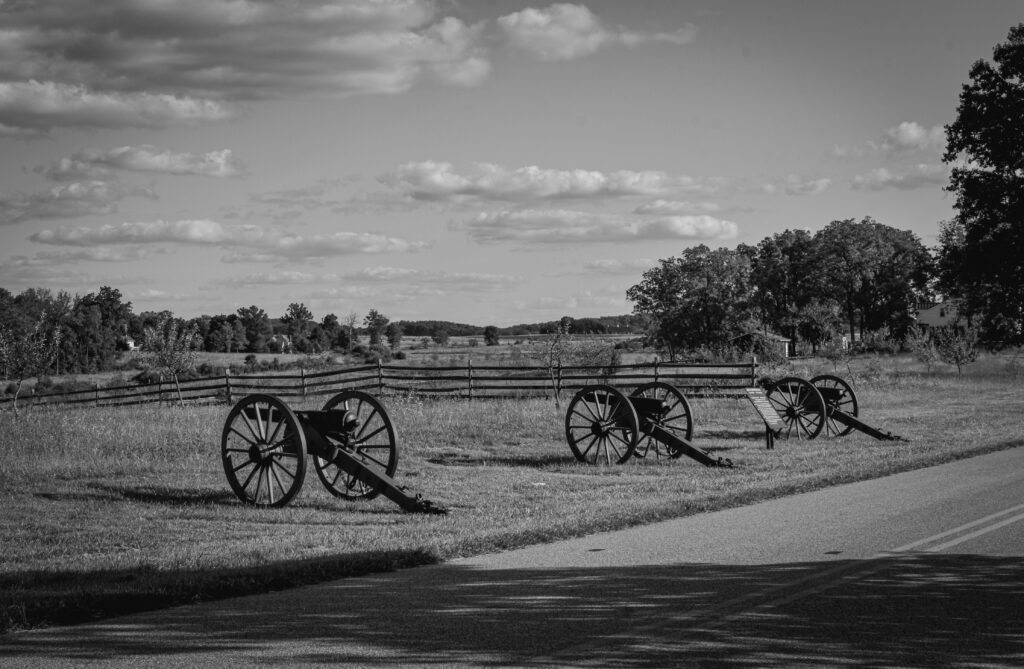 Cannons At Gettysburg